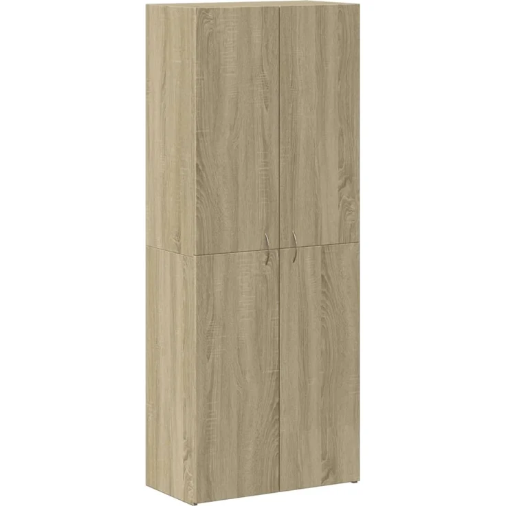 vidaXL Aktenschrank Sonoma-Eiche 60x32x153 cm Holzwerkstoff 3276646 – Bild 2