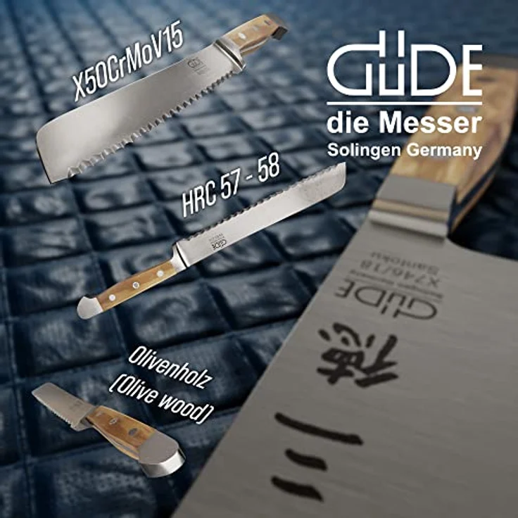 Alpha Olive Brotmesser 21 cm Linkshänder – Bild 4