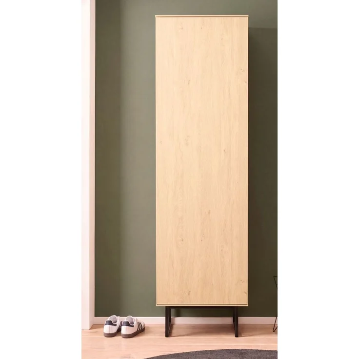 Garderobenschrank Breda in Eiche Schuhschrank 58 x 200 cm – Bild 6