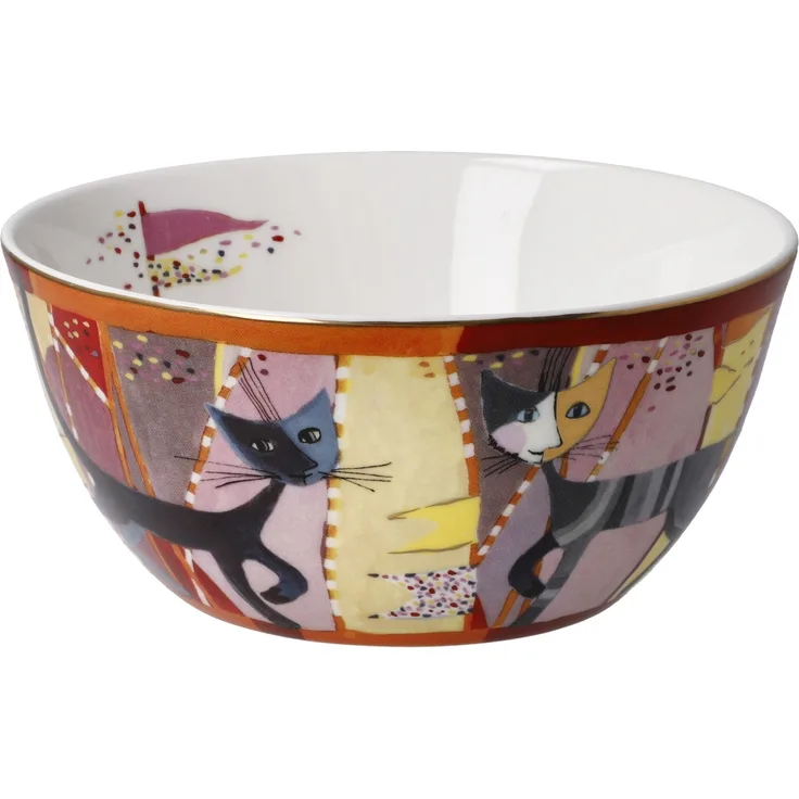 Goebel Schale Rosina Wachtmeister - Sottosopra, Dekoschale, Fine Bone China, Bunt, 15 cm, 66861061