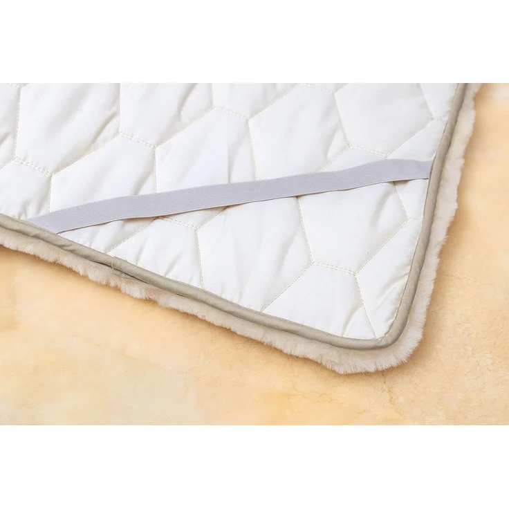 Matratzenauflage Medizinische Bettauflage Lammfell Patchwork MED-BETT-P 70x140cm Reissner Lammfelle – Bild 2