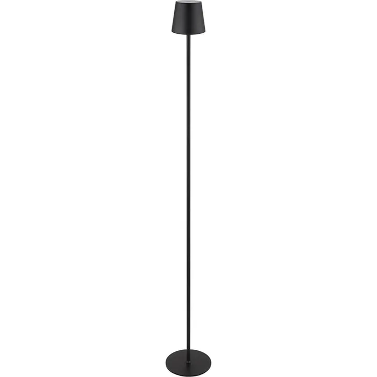 LED Stehleuchte, schwarz, Touchdimmer, IP44, H 120 cm