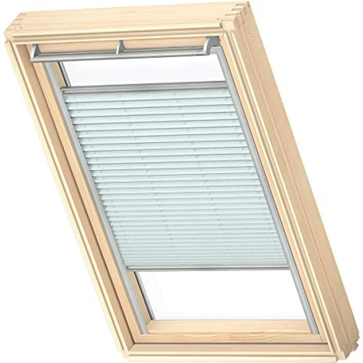 Velux Dachfensterplissee FHL SK08 1285S, manuell, himmelblau mit Aluminium-Schiene, stufenlos verstellbar – Bild 1