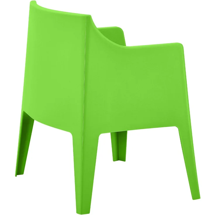 CLP 6er Set Gartenstühle Bartal stapelbar wetterfest UV-beständig bis 150 kg,grün – Bild 6