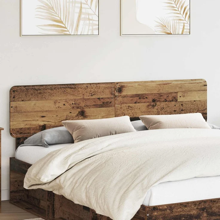 vidaXL Kopfteil Altholz Holzwerkstoff 90 x 183 x 3 cm Braun (Art-Nr 888515) – Bild 1