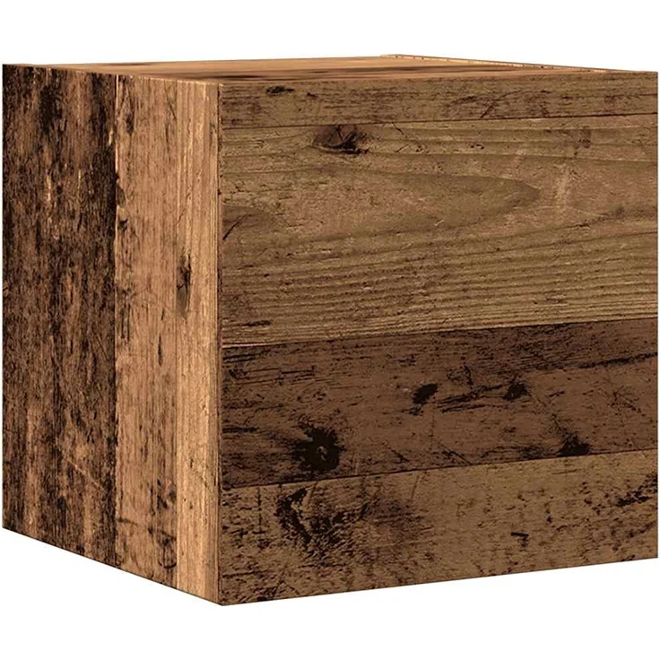 vidaXL 5-tlg. TV-Schrank-Set Wandmontage Altholz-Optik Holzwerkstoff 3329201 – Bild 7
