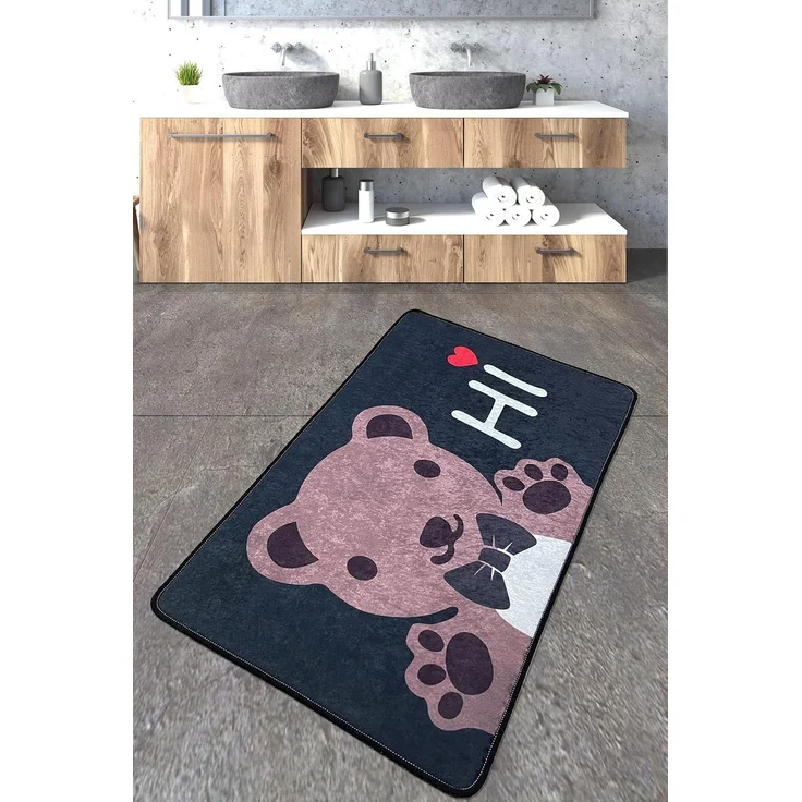 Mijolnir 'Bera' Badematte, Mehrfarbig, 70 x 120 cm