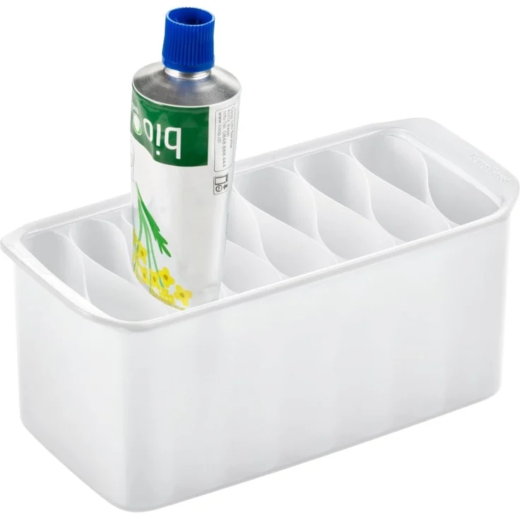 Betty Bossi Küchenorganizer-Set Tuben Aufbewahrungsbox Kühlschrank Organizer Kosmetik weiß, die clevere Ordnungshilfe, Küche, Bad und mehr – Bild 6