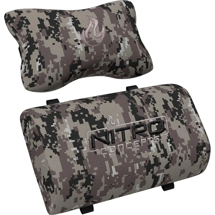 NITRO CONCEPTS S300 Gamingstuhl - Ergonomischer Bürostuhl Schreibtischstuhl Chefsessel Bürostuhl Pc Stuhl Gaming Sessel Stoffbezug Belastbarkeit 135 Kilogramm - Urban Camo – Bild 9