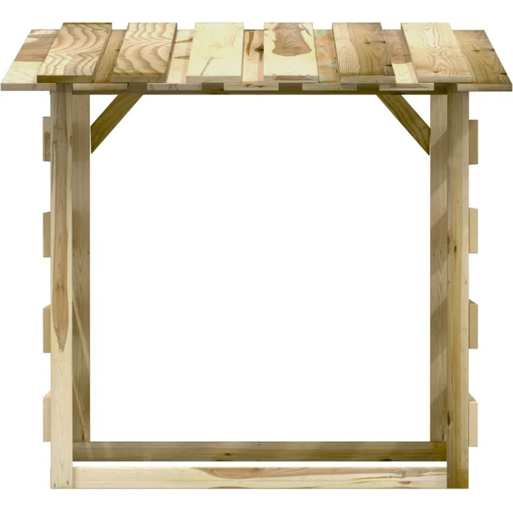 vidaXL Pergola mit Dach 100x90x100 cm Imprägniertes Kiefernholz 318379 – Bild 5