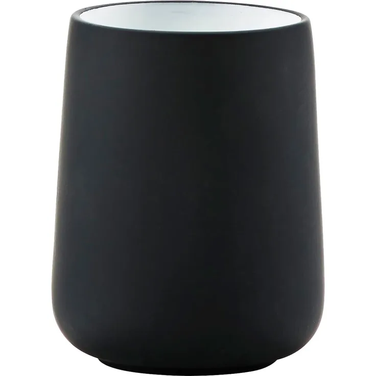 Zone Nova Toothbrush Mug Dia. 8 x 10 cm Black