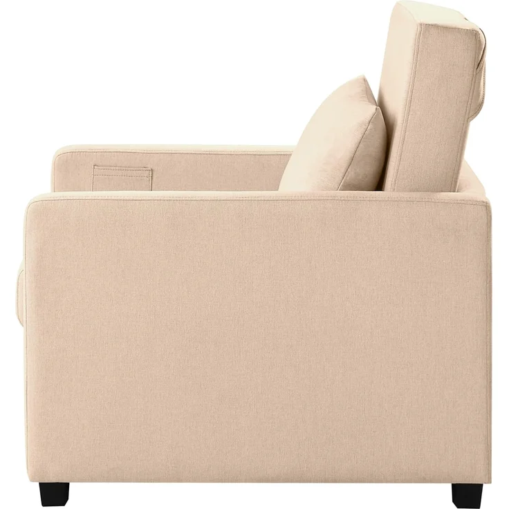 ATLANTIC home collection Relaxsessel Jerry, mit Bettfunktion, als Gästebett und inkl. Kissen – Bild 4