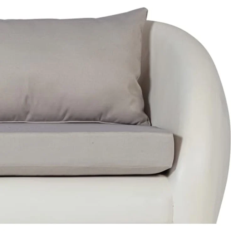 2-Sitzer Gartensofa Viale - Natur, inkl. Kissen – Bild 3