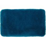 Gözze - Deluxe Badteppich mit extra hohem Flor, 100% Polyester (Mikrofaser), Mit Antirutschbeschichtung, 50x70 cm - Petrol