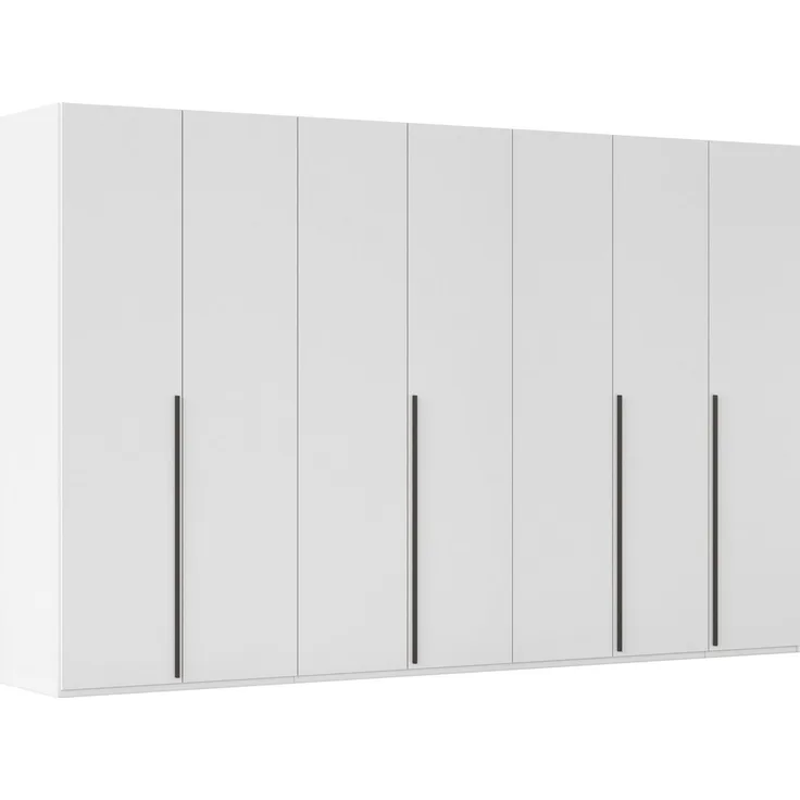 rauch Kleiderschrank Drehtürenschrank Schrank Garderobe Wäscheschrank BESTSELLER MONTCLAR (3 Ausstattungen BASIC/CLASSIC/PREMIUM (SOFT-CLOSE), Breiten 201-400 cm) Front in Glas/Hochglanz/Dekor/Grauspiegel in 5 Breiten MADE IN GERMANY