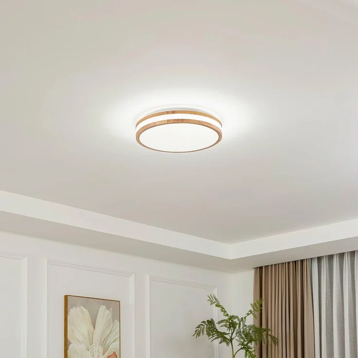 Lindby Deckenleuchten Emiva, LED 24 W gesamt, Farbwechsel warmweiß / tageslicht – Bild 3