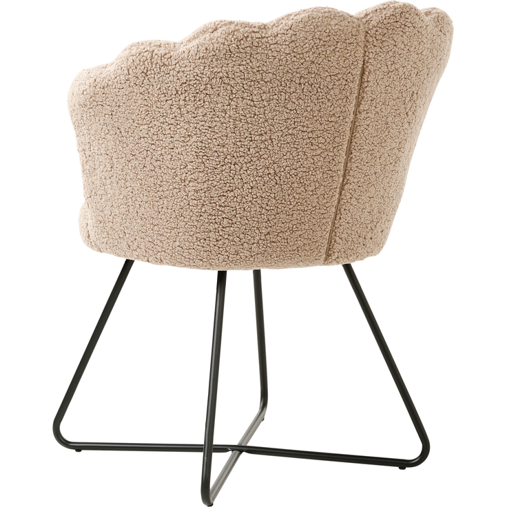 Sessel LOVELOCK Bouclé Beige – Bild 6