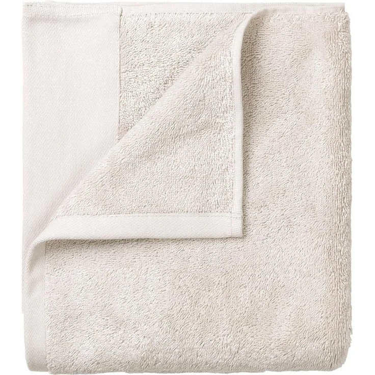 blomus Handtuch RIVA Gästehandtuch 4er Set Gästetuch Handtuch Baumwolle moonbeam 30 x, Frottee (4-St), 100% Baumwolle – Bild 3