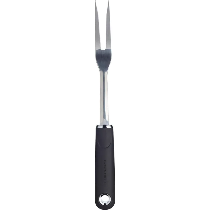 Fleischgabel, Nylon/Edelstahl schwarz-silber, 32 cm
