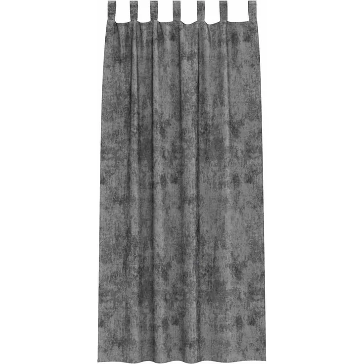 vidaXL Samtvorhänge 2 stk. Grau 260 x 140 cm Samt 4107727 – Bild 4