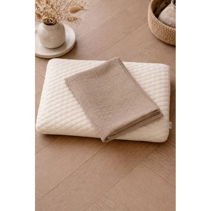BABEES Kissenbezüge 2-er Set Kissenbezug 40x60 / 30x50 cm 100% Musselin Baumwolle 150 g/qm, Kissenbezüge Kissenhülle Kinderbettwäsche Kinderzimmer Creme Beige – Bild 3