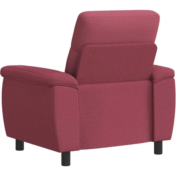 vidaXL Sofa Weinrot 95 x 90 x 95 cm Stoff 42040898 – Bild 4