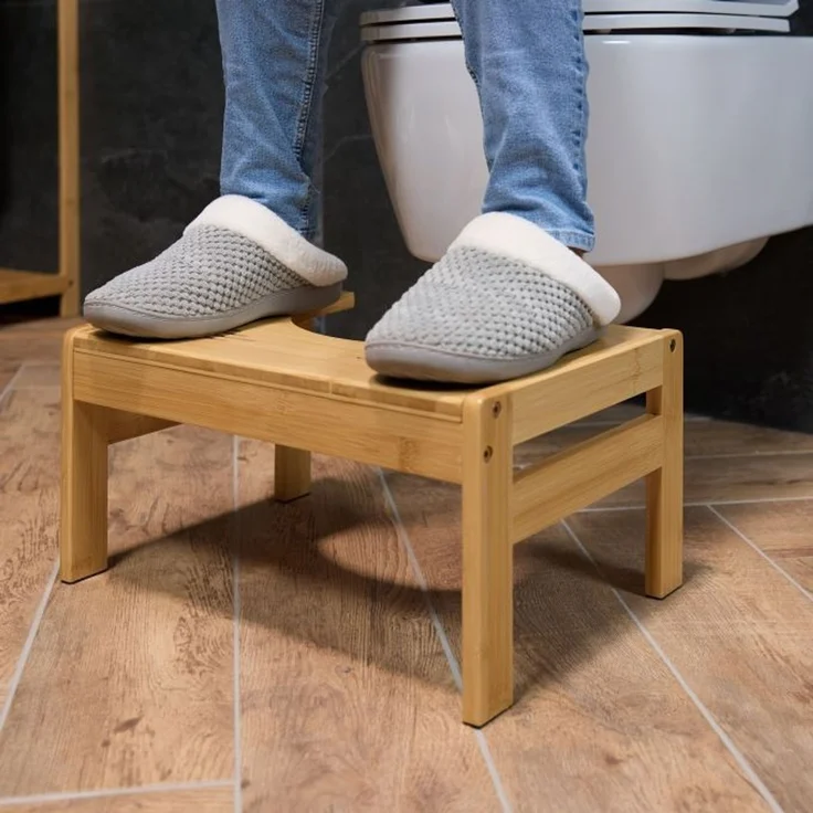 Toilettenhocker aus Bambus 10048533 – Bild 3