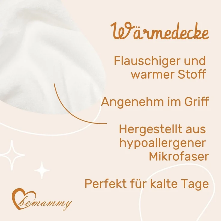 Wohndecke Warme Kuscheldecke Babydecke Blanket Baby Geschenk BE20-168, Be Mammy – Bild 4