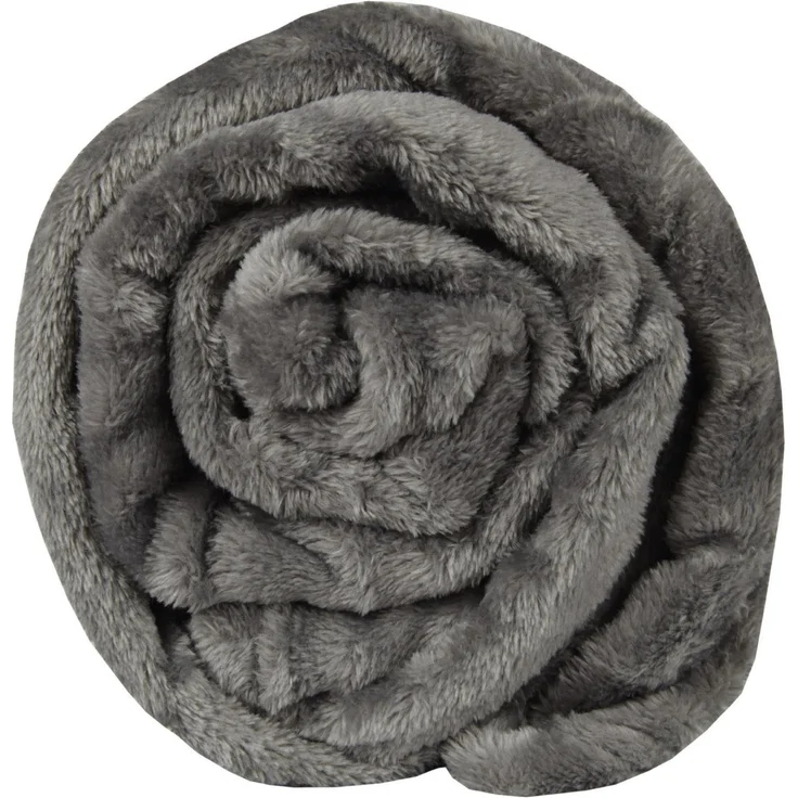 Kuscheldecke "Celina" Anthrazit 150x200 cm – Bild 9