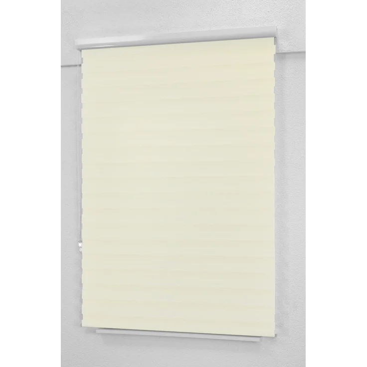 Lysel Outlet Doppelrollo Kassette Perlweiß, (B x H) 100cm x 175cm in beige/perlweiß – Bild 4