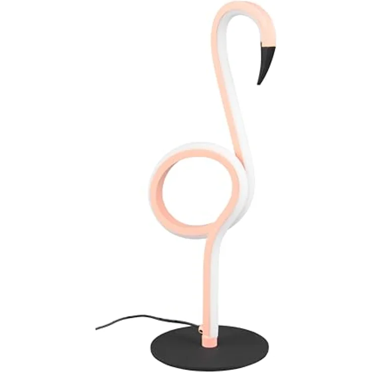 TRIO Ingo, Design Tischleuchte in Pink, Metall mit fest verbautem LED, warmweiß, 6 Watt, 550 Lumen – Bild 1