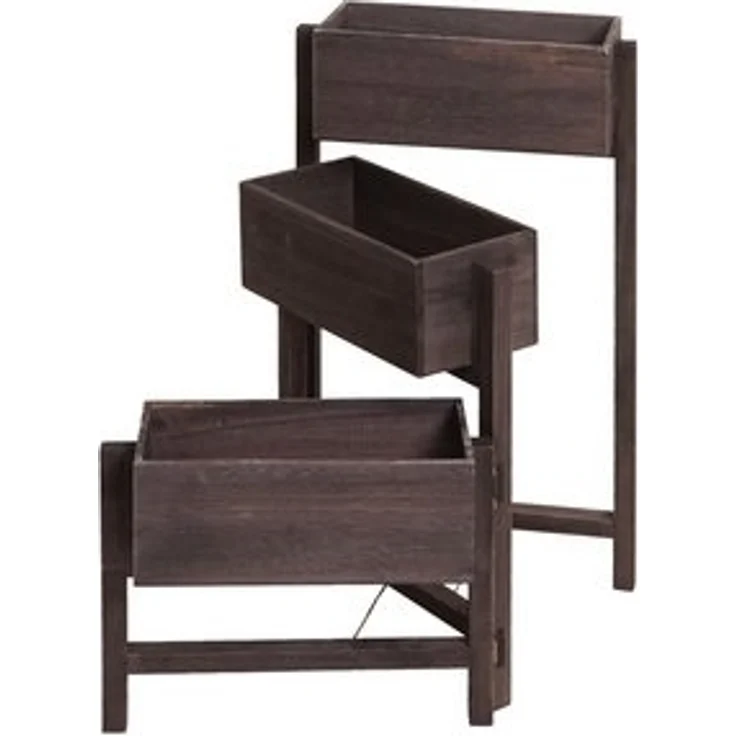 MCW Standregal T275, 3 Körbe für Pflanzen, Bodenschoner, Individuell aufklappbar – Bild 6