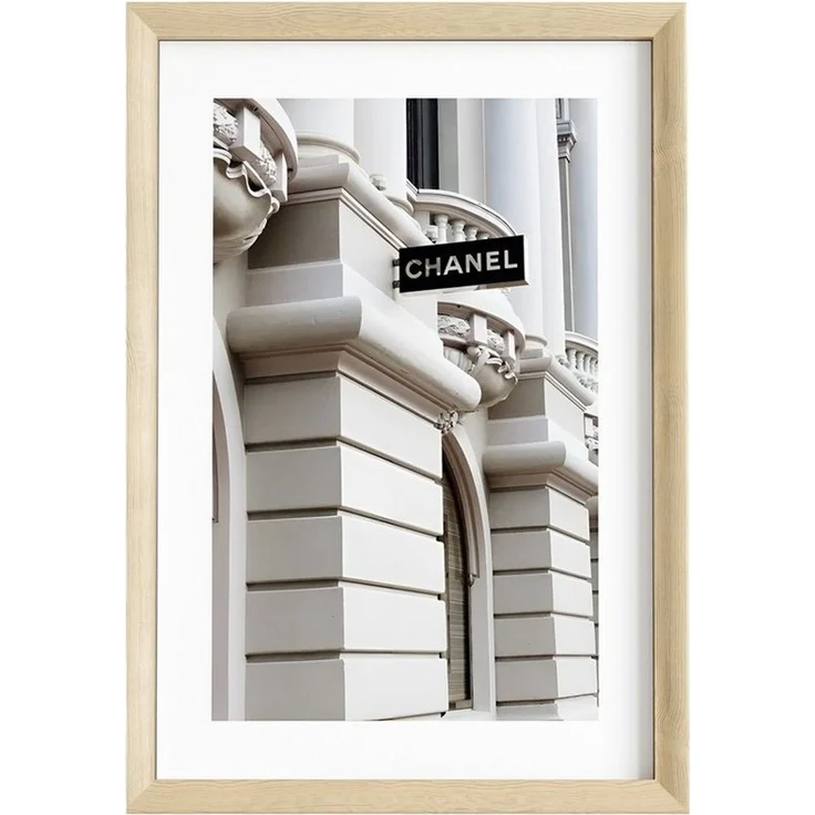 JUSTGOODMOOD Poster Premium ® Chanel Geschäft Poster · ohne Rahmen, (1 St) – Bild 1