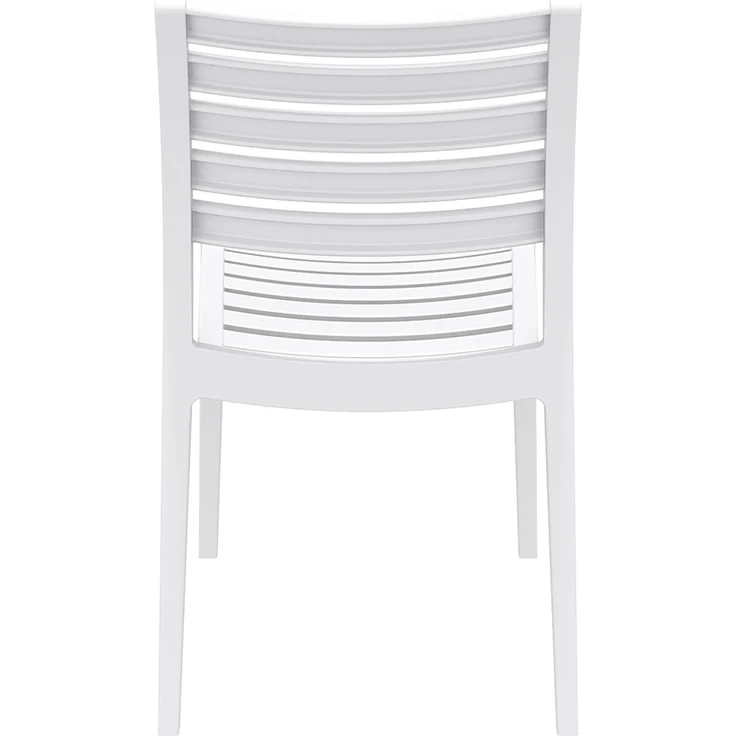 CLP 2er Set Gartenstühle Ares stapelbar und mit modernem Design,weiß – Bild 6