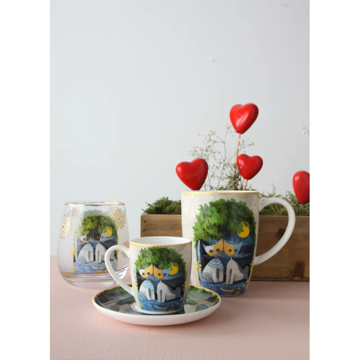 Goebel Tasse Espressotasse R. Wachtmeister -Al chiaro di luna, 1-tlg, Porzellan – Bild 2
