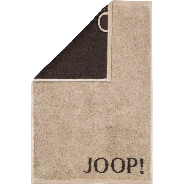 JOOP! Handtücher Classic Doubleface Mocca 1600 39, Gästetuch 30x50 cm