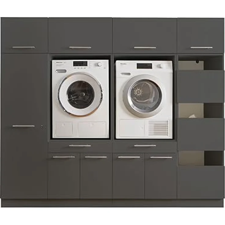 Laundreezy Mehrzweckschrank-Set LAUNDREEZY LDSK15, Breite 235 cm – Bild 2