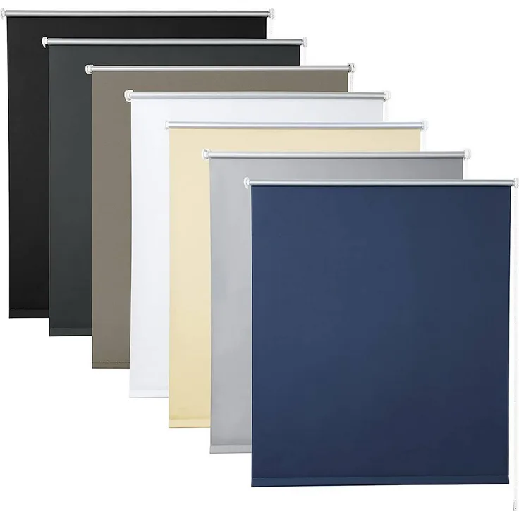 Verdunklungsrollo, Woltu, verdunkelnd, verspannt, Klemmfix, ohne Bohren easyfix