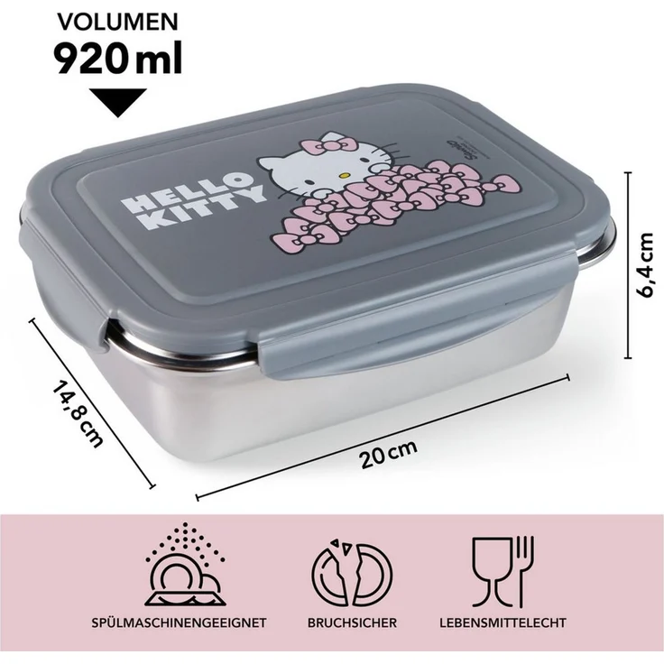 Hello Kitty - Brotdose - aus Edelstahl – Bild 3
