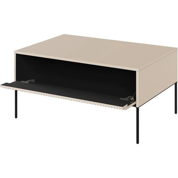 Compleo Couchtisch FLORE mit 1 Schubladen, Modern Kaffeetisch für Wohnzimmer 100x70x50 cm – Bild 2