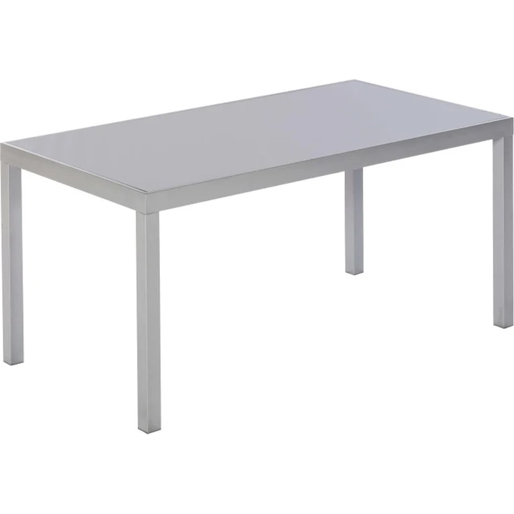 Amalfi Gartenmöbel Set 5tlg, 4 Stapelsessel, Tisch 150 x 90 cm, taupe, Aluminium/Textil – Bild 6