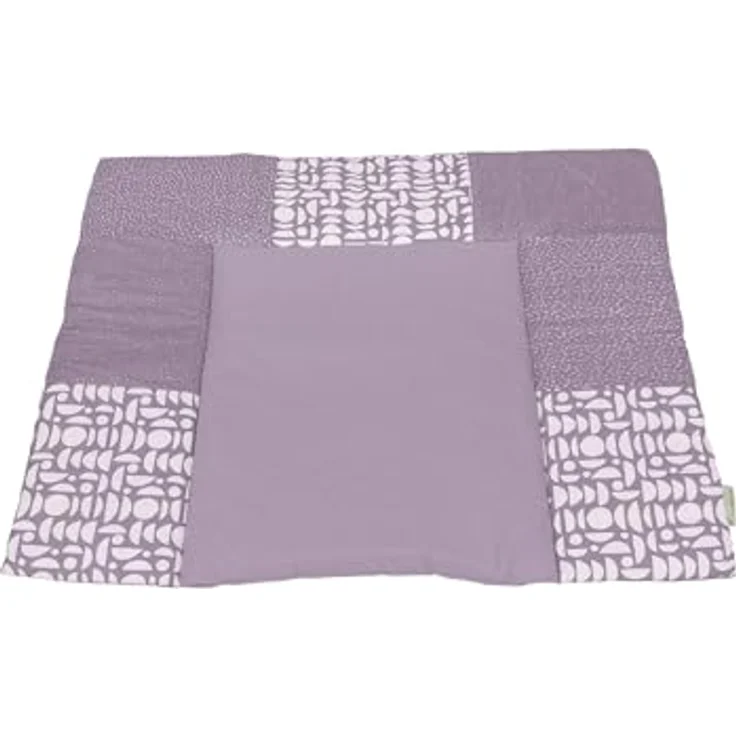 ULLENBOOM ® Wickelauflage 85x75 cm, Flieder (Made in EU) - Wickelunterlage Waschbar und für Unterwegs geeignet, Bezug: 100% OEKO TEX Baumwolle, Wickeltischauflage 75x85 – Bild 2