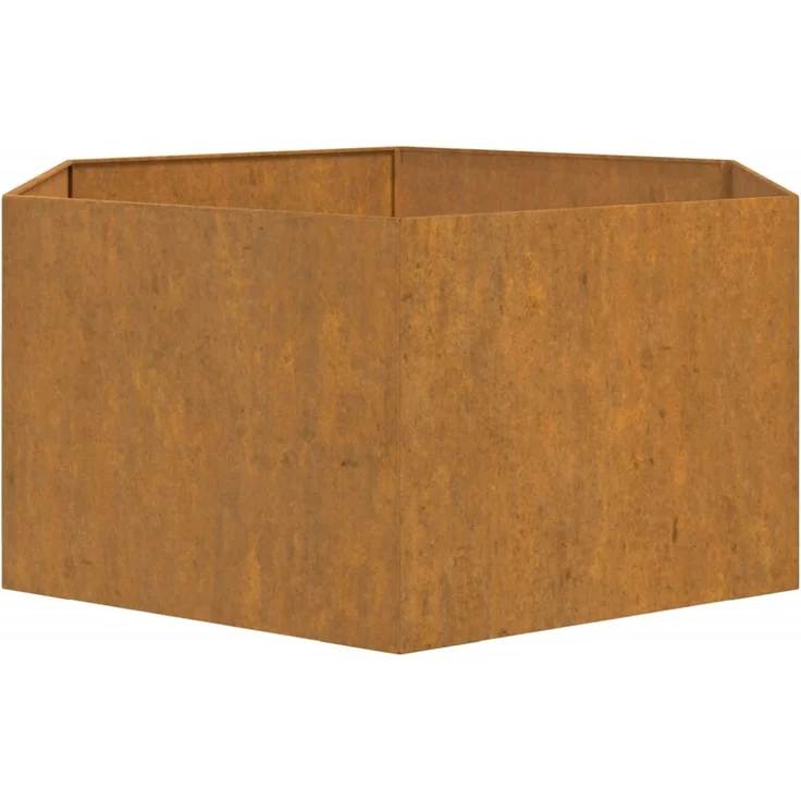 vidaXL Pflanzkübel Rostig 90x90x45 cm Cortenstahl 823676 – Bild 5