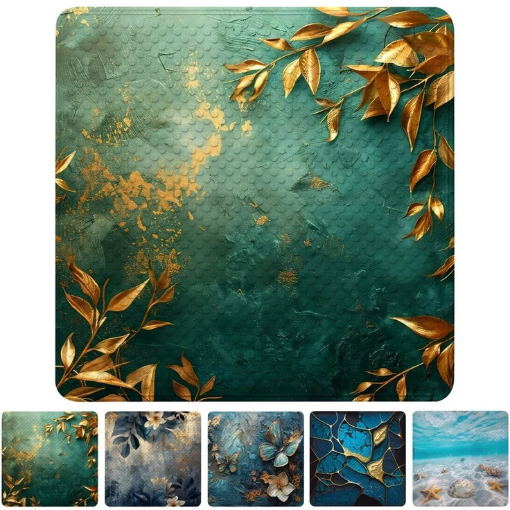 Sanilo Duschmatte mit Motiv, viele schöne Badematten zur Auswahl, rutschfeste & sichere Badematte, hochwertig, Kunststoff PVC, quadratisch, 230 extra starke Saugnäpfe, 53 x 53 cm, waschbar – Bild 1