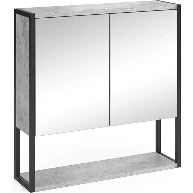 Badspiegelschrank Fyrk Beton 60 x 60.6 cm Vicco