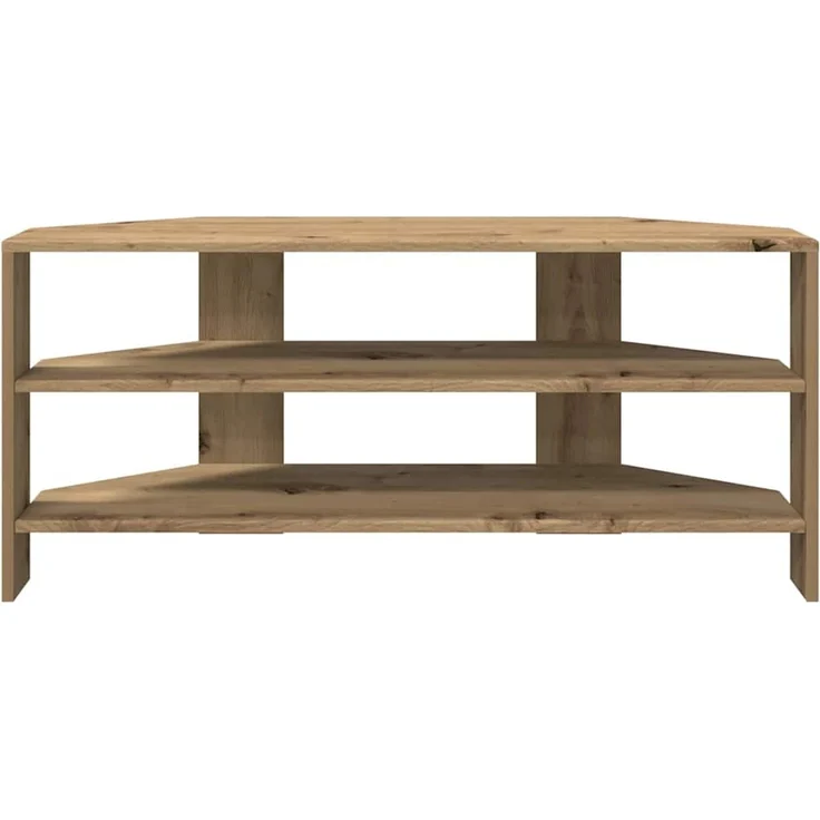 Eck TV Schrank,Fernsehschrank Artisan-Eiche 102x40,5x45cm Holzwerkstoff – Bild 5