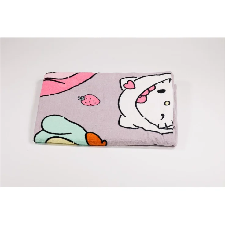 Hello Kitty & Frienfs Badehandtuch Strandtuch 70x140 cm aus Baumwolle – saugfähig & weich – Bild 4