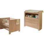 Trendteam 2-tlg. Babyzimmer-Set Olivia/Julie Eiche hell