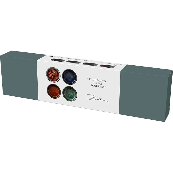 BITZ 11950 Servierset Steingut Gemischte Farben Rund 7 5 cm 4 Stück(e) – Bild 2