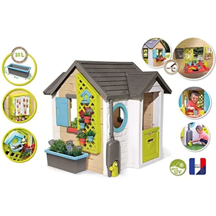 Smoby 'Gartenhaus', 128,5 x 132 x 135 cm (LxBxH), ab 2 Jahren – Bild 3